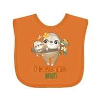 Inktastic Sloth I Love My Gigi Boys or Girls Baby Bib