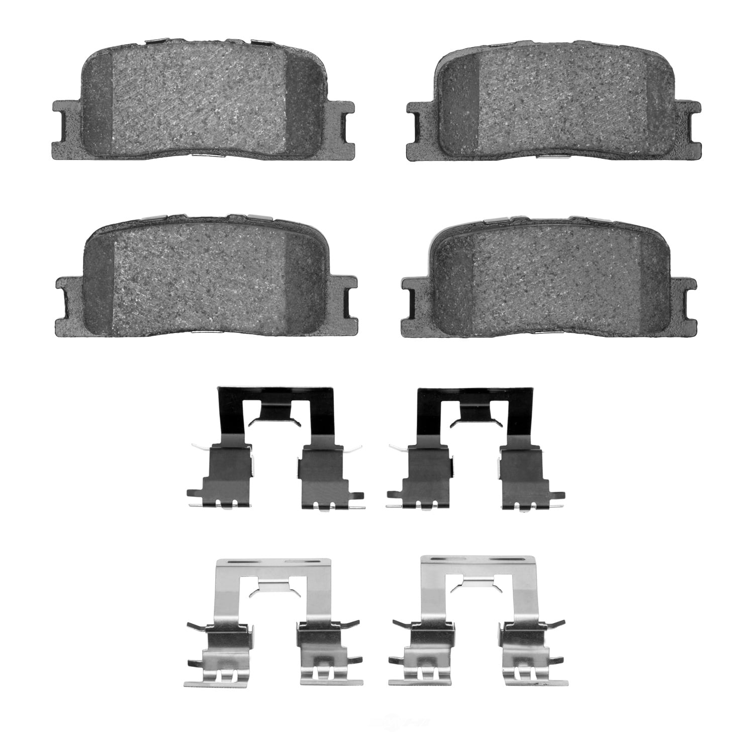 Dynamic Friction Company 1551-0885-02 DFC 5000 Advanced Brake Pads - Ceramic and Hardware Kit - OE