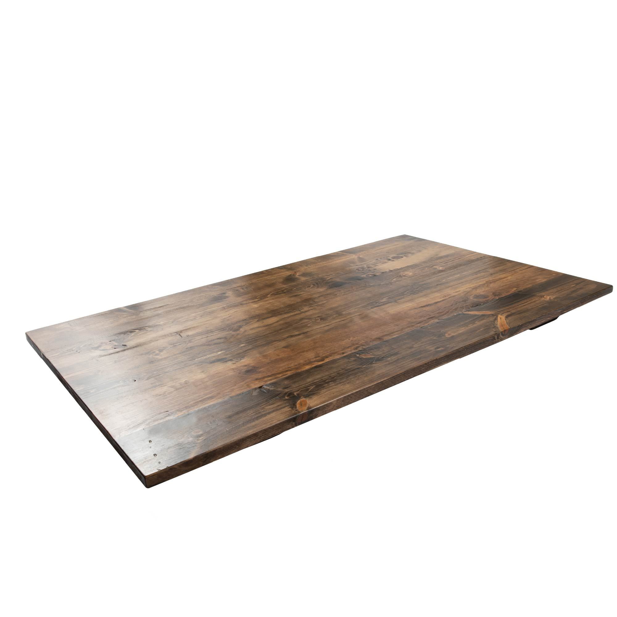Trail Brown Reclaimed Pine Wood Dining Tabletop