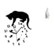 thumbnail image 1 of Escultura De Reloj De Pingüino Y Gato Silencioso, Figura De Animal De Resina Con Movimiento Silencioso, Adorno Artesanal Coleccionable Para Sala De Estar, Dormitorio, Comedor, Escuela,, 1 of 8