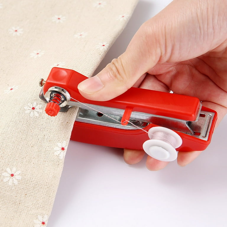 Household Mini Sewing Machines Needlework Cordless Hand-Held