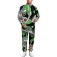 thumbnail image 3 of Rick And Morty Unisex Adult Sweatsuits Hoodie & Sweatpants Long Sleeve Hooded Sweatshirt Matching Joggers Tracksuit Sets M, 3 of 9