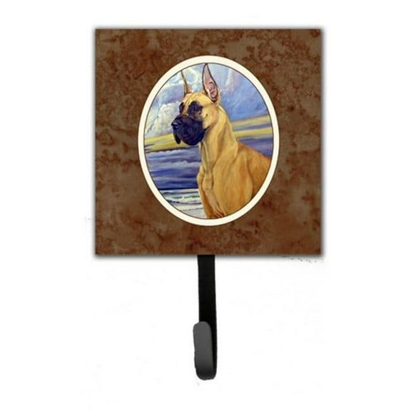 Fawn Great Dane at the Beach Leash or Key Holder