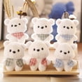 thumbnail image 2 of HEVIRGO 1PC Ours Pendentif Mignon Expression Confortable Tactile Multi-Usage Portable Mignon Ours Peluche Poupée pour Porte-Clés, 2 of 10