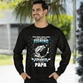 thumbnail image 3 of Christmas Sweatshirt, Papa's Fishing Sweatshirt, Love Fishing & Being Papa Gift for Grandpas & Dads, Unique Fisherman Sweater, 3 of 5