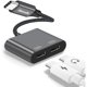 thumbnail image 1 of wonima11 USB C Splitter: 3 in 1 Dual Headphone and Charger Adapter With PD 60W Fast Charging Dongle, Data Compatible With iPhone 15/15 Pro Max, Galaxy S24/S23, Pixel 8, 1 of 1