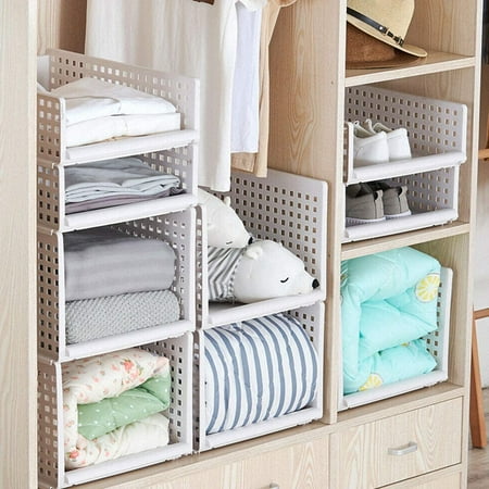 Stackable Foldable Wardrobe Closet Organizers Plastic Storage Shelves Canada Stackable Foldable Wardrobe Closet, Plastic Storage Bins For Closet Shelves