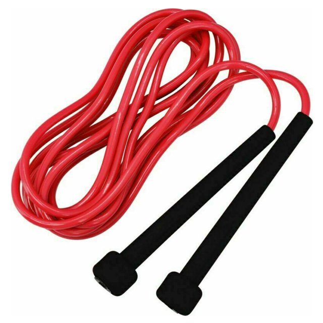 Speed Skipping Rope Boxing Jumping Weight Loss Exercise Girls Fitness (Red)