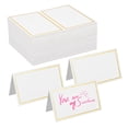 thumbnail image 5 of 120 Pcs Hot Stamping Table Cards with Removable Headband Labels and Tent Style for Events and Parties, 5 of 8