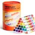 thumbnail image 1 of Tarro de crayones Jumbo Melo TwistJoy, 24 colores para niños pequeños, 1 of 6