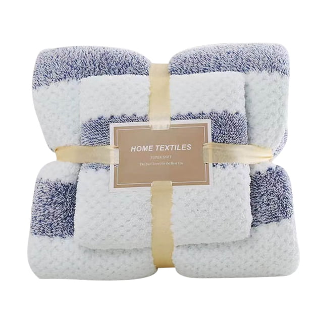 Yhmxh Juego de toallas de baño de algodón de lujo con toallas de algodón suaves y de alta absorción. Incluye 1 toalla de baño de 28.5 x 51 pulgadas y 1 toalla de mano de 13.5 x 29.5 pulgadas.