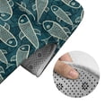 thumbnail image 5 of Yiaed Fish Style Print Bathroom Mat Set 2 Pieces Mat Anti-Skid Pad Ultra Soft and Absorbent Bathroom Bath Mat Contour Bath Rugs for Toilet Base, 5 of 6