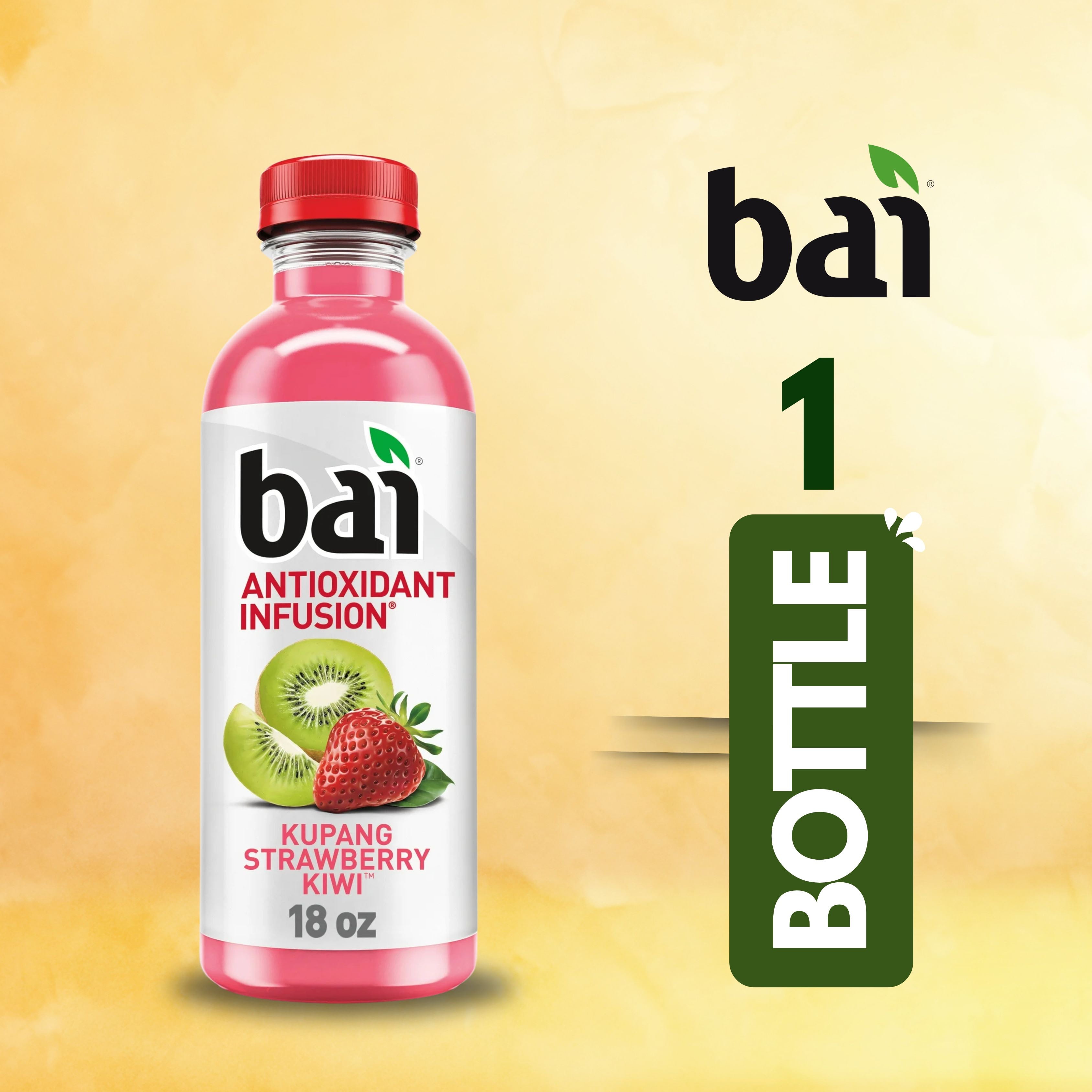Bai Kupang Strawberry Kiwi Flavored Water, 18 fl oz (6 Pack)