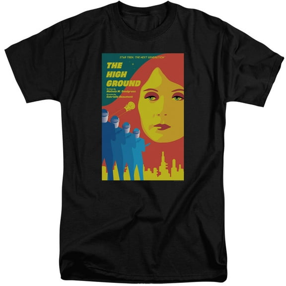 Star Trek Tng Season 3 Episode 12 Adult Tall T-Shirt 18/1 T-Shirt Black