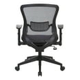 thumbnail image 6 of Office Star Fabric Managers Chair with Padded Mesh Seat in Black, 6 of 15