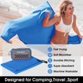 thumbnail image 2 of 4Monster Toallas De Camping Toalla De Viaje De Microfibra De Secado Rápido Súper Absorbente Toalla De Gimnasio Compacta Ultra Suave Para Natación Playa Senderismo Yoga Viajes Mochila Deportiva, 2 of 5