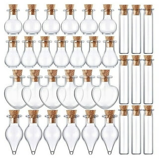 Bright Creations 48 Pack 10ml Create A Message In A Bottle Kit, Bulk Small  Glass Cork Bottles With Scrolls For Wedding Favors : Target