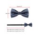 thumbnail image 4 of CORBATA DE LUCES PARA HOMBRES con lunares preatados para bodas y negocios en azul marino y rosa, 4 of 5