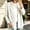 White, variant on QIYAGBSA Womens Velour Cardigan Soft Open Front Shawl Collar Long Sleeve Decorative Button Casual Fall Winter Outerwear Sweaters(White, XL)