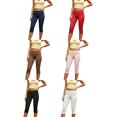 thumbnail image 3 of LMLYSoH Women's Slim Fit Capri Pants Dot Print Leggings Elastic Waistband Cropped Trousers for Party, Daily Wear, 3 of 9