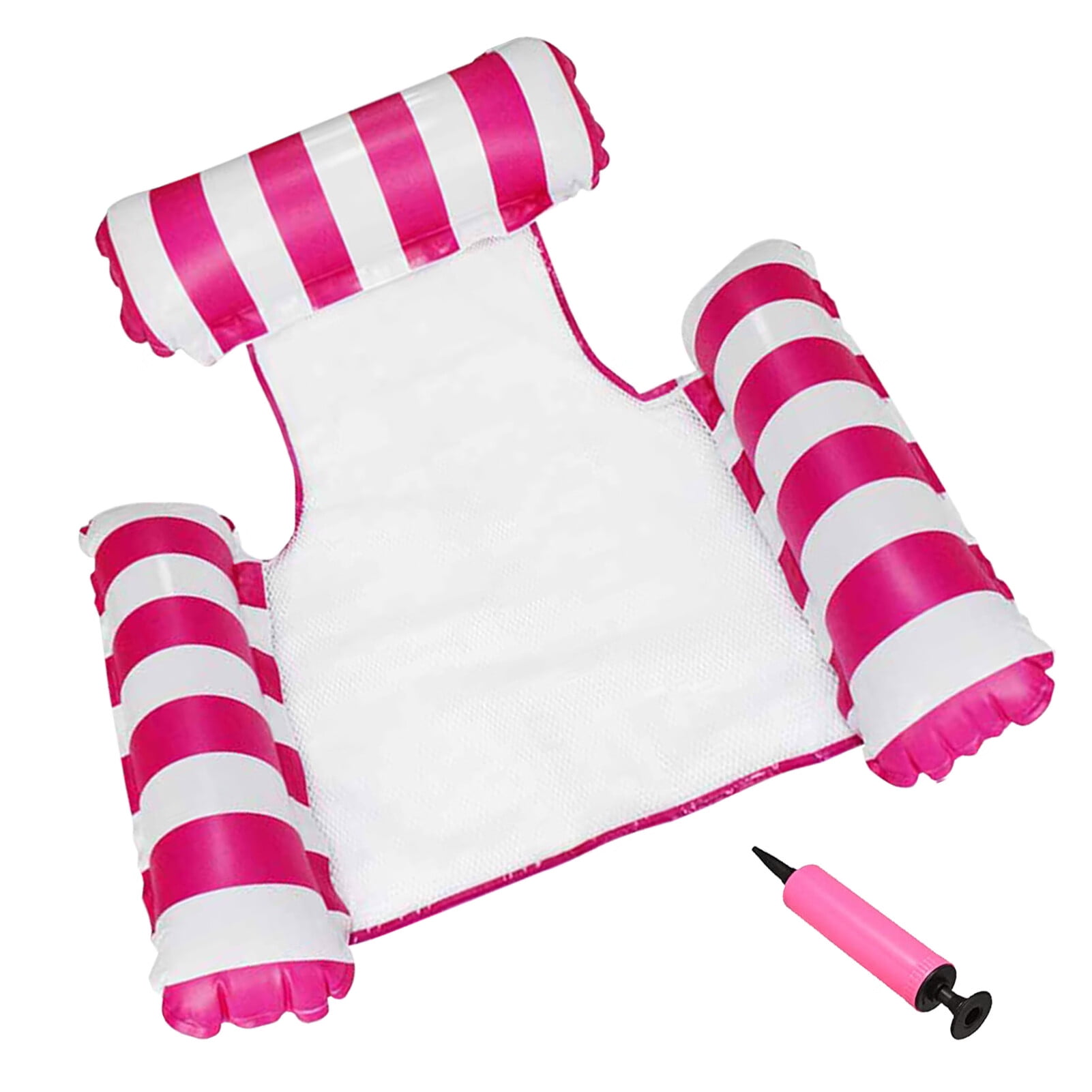 Foaenda Pool Chair Float Floating Pool Lounge Chair Foldable Blow