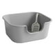 thumbnail image 5 of Cuenco para arena para gatos con lados altos, arenero para gatos, antiadherente, semicerrado, para mascotas Gris, 5 of 9