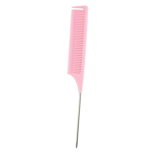 para El Cabello con Revestimiento de Aluminio para Tejer con Sección de ABS profesion para Teñir en Salones de Rosa Salvador Peine para el cabello con resalte de dientes finos