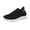 05#Black, variant on Unisex Lightweight Soft Cushioned Slip On Running Sneakers Hollow Breathable Fly Knit Sock Shoes Shock Absorb Flexible Non Slip Thick Foam Sole Daily Workout Walking Athletic Footwear