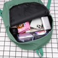 thumbnail image 5 of Mochila de nailon resistente al agua para mujer, bolso de viaje femenino de alta calidad, mochila escolar para niñas adolescentes, bolsa de libros de Color sólido, 5 of 5