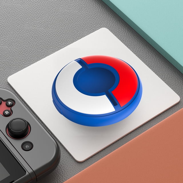Funda Protectora Completa Funda protectora completa de silicona/PC Shell Cover para Pokemon GO Plus + (rojo azul)