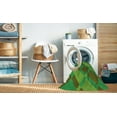 thumbnail image 2 of Ahgly Company Machine Washable Indoor Rectangle Transitional Seaweed Green Area Rugs, 6' x 9', 2 of 7