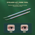 thumbnail image 3 of Sonew Eyelash Lift Tool, Stainless Steel Double Ended Lash Separator for Perming Tinting Eyebrow Care, 3 of 8