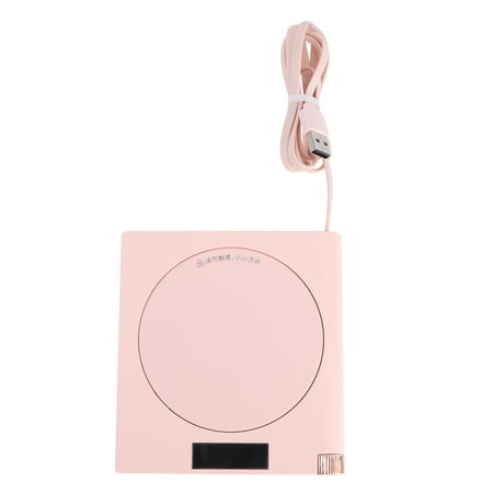 

1Pc 55 Degree Warm Heating Coaster USB Insulation Cup Coaster Milk Warmer Pad