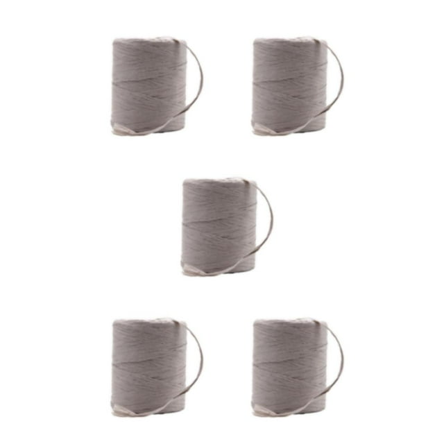 Youkk Wide Application Raffia Yarn For Various DIY Projects And Durable Beautiful grey 5Set