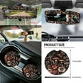 thumbnail image 5 of Jeiento Aesthetic Mushroom Car Seat Covers Full Sets of 14 Steering Wheel Cover Seat Belt Pad Floral Car Garbage Can Coaster Car Armrest Cover Gear Shift Cover Rearview Mirror Cover for Truck Sedan, 5 of 7