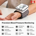 thumbnail image 2 of IMGadgets Blood Pressure Monitor (Wrist) | Large HD Backlit Display for Home and Travel | Digital Wrist BP Monitor with WHO Indicator | Irregular Heartbeat Detection | Portable Accurate BPM, 2 of 9