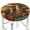 12 inch, variant on Picia Vintage Cloud Mushroom pattern Round Stool Covers Comfy Seat Covers Stretch Removable WashableChair Slipcover Round Bar Chair Cushion Cover-12 inch