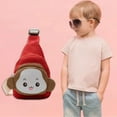 thumbnail image 1 of Cute Monkey Style Juvenile Messenger Bag, Small Shoulder Bag, Soft Fabric Material, Fun Design, For Youngster, Academy Use, Portable Storage, Playful Aesthetic, Lightweight Construction, Akmoler, 1 of 9