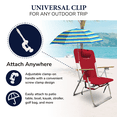 thumbnail image 5 of Caribbean Joe 4' Clamp on Beach Umbrella with UV Protection, 5 of 7
