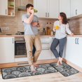 thumbnail image 7 of Boho Kitchen Mats for Floor Set of 2,Anti Fatigue Mats for Kitchen Floor, Comfort Standing Bohemian Kitchen Rugs and Mat, Non-Slip Cushioned Anti Fatigue Rug,17"x47"+17"x30", 7 of 7
