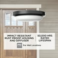 thumbnail image 5 of DEAW08LAJENBZ AFX Dean - 12W 1 LED Outdoor Flush Mount-2 Inches Tall and 8 Inches Wide-Bronze Finish, 5 of 7