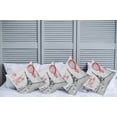 thumbnail image 6 of Ambesonne Love Throw Pillow Cover 4 Pack, Paris Hot Air Balloon, 16", Red Black Grey, 6 of 6