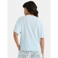 thumbnail image 3 of Peanuts Snoopy Women's Tee and Fleece Shorts Set, 2-Piece, 3 of 5