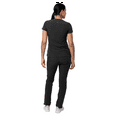 thumbnail image 2 of Adar Addition Go-Higher Scrub Set For Women - Notched V-Neck Scrub Top & Skinny Cargo Scrub Pants, 2 of 7