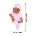 thumbnail image 3 of EGNMCR Room Decor, Home Decor, Wall Decor 7.87 Inch Soft Newborn Baby Dolls Vinyl Baby Dolls With Clothes Set Including Pacifier Realistic Doll Look Real Doll Doll, 3 of 7