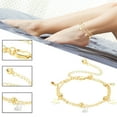 thumbnail image 1 of DPTALR Ladies Pearl Anklet Jewelry, 1 of 9