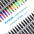 thumbnail image 2 of Marcadores Plumones Doble Punta Pincel 72 Colores, 2 of 3