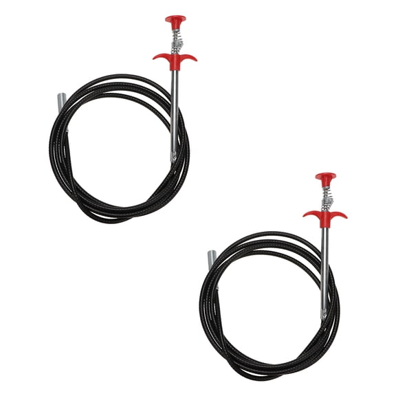 FELTECHELECTR Pipeline Dredge Hook, Black Steel, Flexible Grabber for Home, Easy to Use