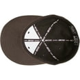 thumbnail image 6 of Solid Flat Brim Bill Fitted Baseball Cap, 6 of 6