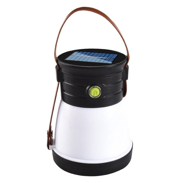 Escalada Camping Lantern 2 Modes Tent Lamp Emergency para mochilero (carga solar)